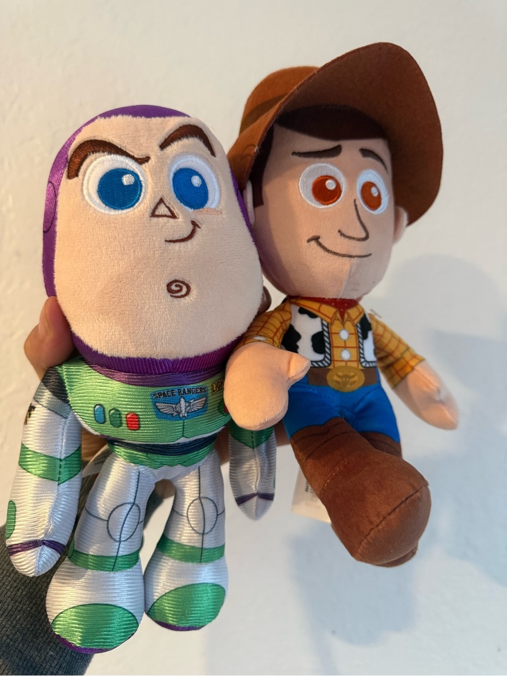 Disney Toy Story Buzz Lightyear & Woody Plush Set - Purple, Green, Brown